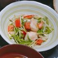 えみ_____'s cooksnap of when they made おつまみにも♪鶏と水菜の柚子胡椒ポン酢.