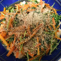 ママ☆パンダ's cooksnap of when they made 厚揚げと人参と豆苗の胡麻和え.