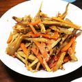 sej621's cooksnap of when they made フライパンで簡単！きんぴらごぼう.