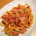 msgnb120's cooksnap of when they made 焼肉のタレで☆彡余り物焼きうどん.