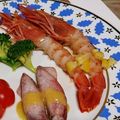 ☆suzuka☆'s cooksnap of when they made 生エビのカルパッチョ 塩レモンのソース.