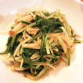 Maaooo's cooksnap of when they made シャキシャキ水菜とえのき炒め.