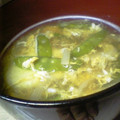 maruru-nn's cooksnap of when they made 簡単☆さやえんどう（絹さや）のかき玉汁.