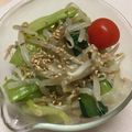 kk4788's cooksnap of when they made もやしとチンゲン菜のナムル.