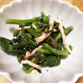 mikutasu's cooksnap of when they made 菜の花とささみの梅わさび和え.