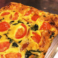 ぱるんたん's cooksnap of when they made ほうれん草とソーセージのオープンオムレツ.