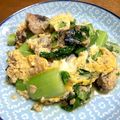 YUKIKI☆'s cooksnap of when they made ご飯がすすむ！青梗菜と鯖缶の卵とじ炒め.