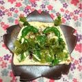 ぽぽきゅ's cooksnap of when they made 紫蘇香る❀乱切りピーマンの和トースト.