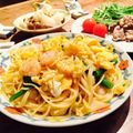 kaokaofood's cooksnap of when they made ランチに♪　菜の花の春色パスタ♡.