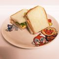 ❁Abake❁'s cooksnap of when they made レタスたっぷりハムサンド.