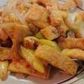 UK＆T's cooksnap of when they made つまみに最高！簡単☆油揚げとネギ炒め.