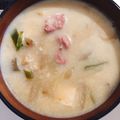 mikko6's cooksnap of when they made いつもの豚汁を豆乳豚汁にしてみて♪.