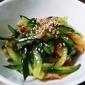 なち☆★'s cooksnap of when they made 中華クラゲとキュウリの和え物.