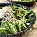 いちごパンケーキ's cooksnap of when they made 水菜としらすの超簡単パスタ♪.