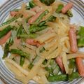 yossin's cooksnap of when they made アスパラとじゃがいものコンソメバター炒め.
