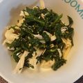 oyuking40's cooksnap of when they made 春菊と鶏ささみのナムル.