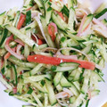 ellie21's cooksnap of when they made 簡単おつまみきゅうりかにかまのピリ辛和え.
