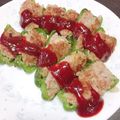 Aちゃん。's cooksnap of when they made 簡単！ぎゅぎゅっと、ピーマンの肉詰め☆.