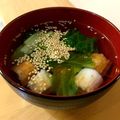 ☆みえぽんぽこりん☆'s cooksnap of when they made レタスのごま風味スープ.