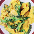 ellie21's cooksnap of when they made かぼちゃとほうれん草のごまマヨ和え.