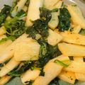 クック1QUBWN☆'s cooksnap of when they made 長芋とほうれん草のピリ辛味噌炒め.