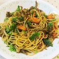 ☆＊りら＊☆'s cooksnap of when they made バター香る！鮭ときのこの秋パスタ.