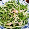 1982いぬどし's cooksnap of when they made 簡単☆水菜とハムのナムル.