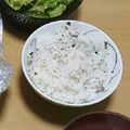 ぽち2号's cooksnap of when they made 給食の味！わかめご飯☆.