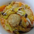 なお＆ひめ's cooksnap of when they made 肉団子トマト煮.