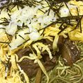 hiro1028ｒ's cooksnap of when they made 茶そばのいい香り♪ホットプレートで瓦そば.