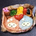 やっしぃぃ's cooksnap of when they made キキララ＊リトルツインスターズのキャラ弁.