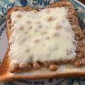 マダム・ポンヌ's cooksnap of when they made 納豆チーズトースト♪.*･ﾟ　.ﾟ･*..
