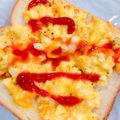 しじみじみじみ's cooksnap of when they made 朝食にレンジでゆで卵風☆卵マヨパン.