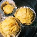 クックS3KLCL☆'s cooksnap of when they made レンジで♡離乳食カボチャきな粉蒸しパン.