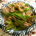 ☆Rokko☆'s cooksnap of when they made 絹さやと豚肉のスタミナ醤油炒め.