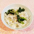 Richland☆Y's cooksnap of when they made 健康レシピ！ほうれん草しらす丼.