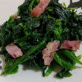 きつねどんべい's cooksnap of when they made 簡単ほうれん草のベーコンソテー.