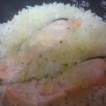 しげじゅん's cooksnap of when they made 炊飯器で時短！！鮭ピラフ.
