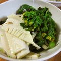 低カロ探検隊's cooksnap of when they made 菜の花とわかめのお浸し【作りおき】.