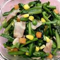 yunao822's cooksnap of when they made こども常備菜＊ほうれん草の炒めナムル＊.