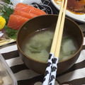 きんぐぅ。's cooksnap of when they made だれでも簡単！基本の葱とわかめの味噌汁.