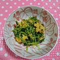 syokora123's cooksnap of when they made みょうたまー豆苗のふわとろ卵炒めー.