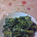 のじまさん's cooksnap of when they made 簡単：春菊のわさび醤油マヨネーズ和え.