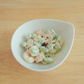 ひまちゃん☆mama's cooksnap of when they made 枝豆とちくわのマヨネーズ和え☆.