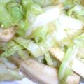 marumin's cooksnap of when they made キャベツと竹輪のオイスターソース炒め.