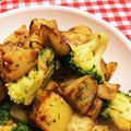 ティムル's cooksnap of when they made 新じゃがとブロッコリーのペペロンチーノ.