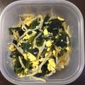 クックECV9AO☆'s cooksnap of when they made もやしとわかめと卵のサラダ.