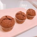 ここCooking's cooksnap of when they made チョコチップココアマフィン♪.