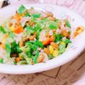 夢麗翔望mama's cooksnap of when they made 子供大好き☆簡単レタス納豆チャーハン.