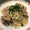クックS59WM5☆'s cooksnap of when they made シソが決め手！れんこんと豚肉の旨味噌炒め.